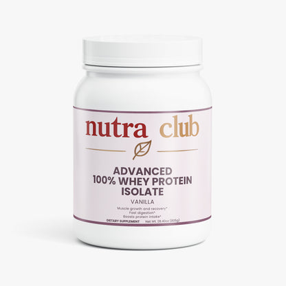 Advanced 100% Whey Protein Isolate (Vanilla)