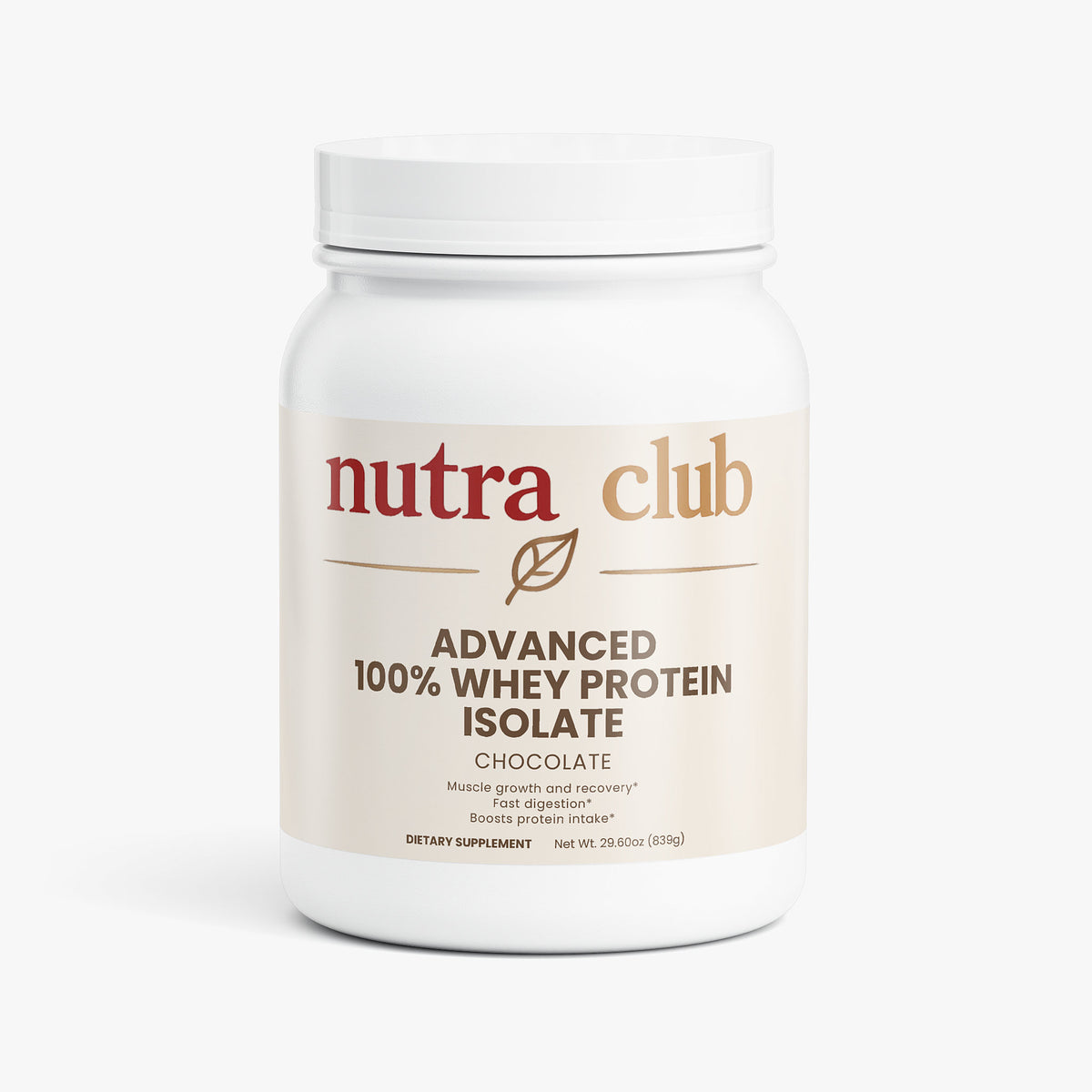 Advanced 100% Whey Protein Isolate (Chocolate)